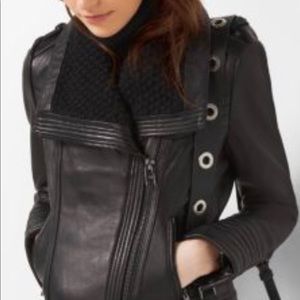 Michael Kors Motorcycle Leather Jacket
